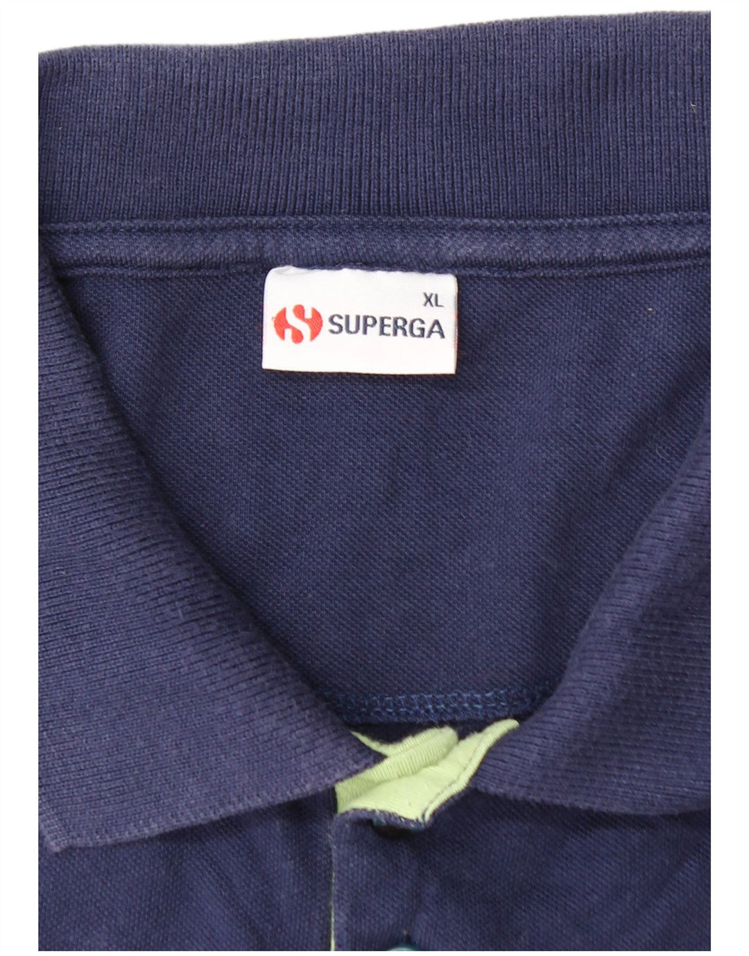 SUPERGA Tricou Polo Băieți 15-16 Ani XL Bleumarin Bumbac Colorblock