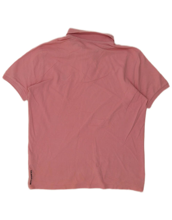 U.S. Polo Assn. Tricou polo pentru bărbați, bumbac roz mare