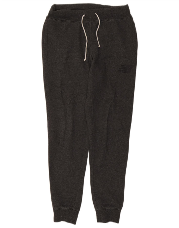 Pantaloni de trening pentru bărbați New Balance Joggeri din bumbac gri mediu