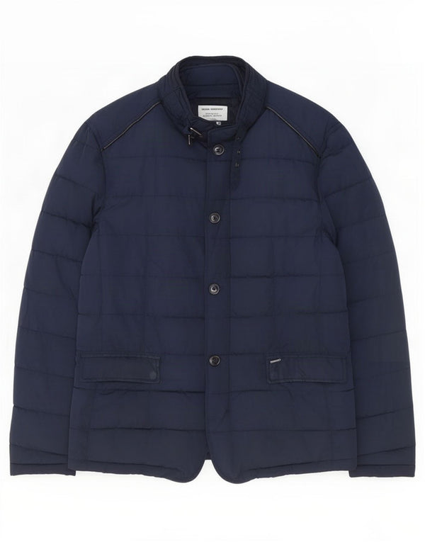 Jachetă căptușită pentru bărbați Zara UK 38 Medium Bleumarin Poliester