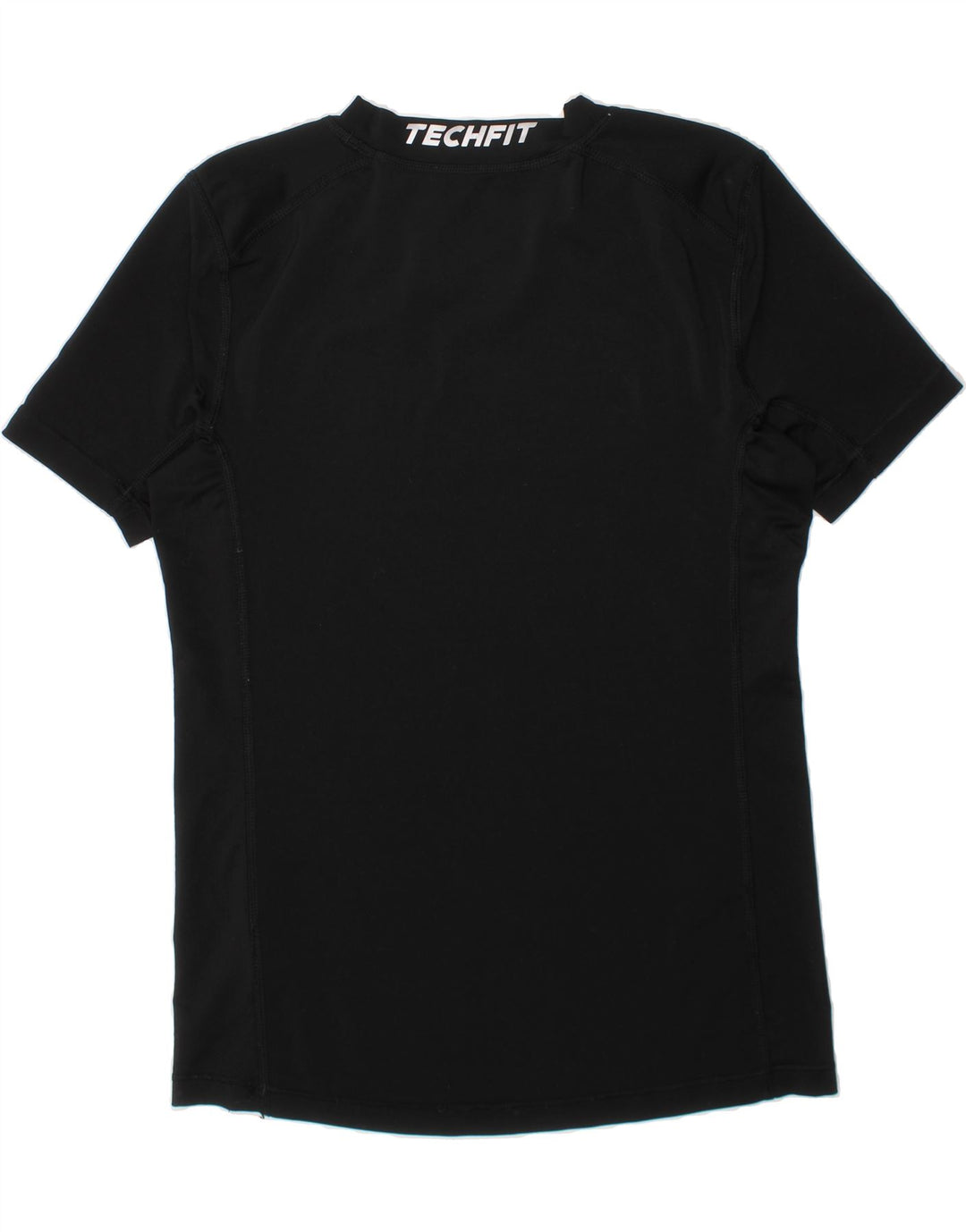 ADIDAS Boys Climalite Graphic T-Shirt Top 13-14 Years Black Polyester Vintage Adidas and Second-Hand Adidas from Messina Hembry 