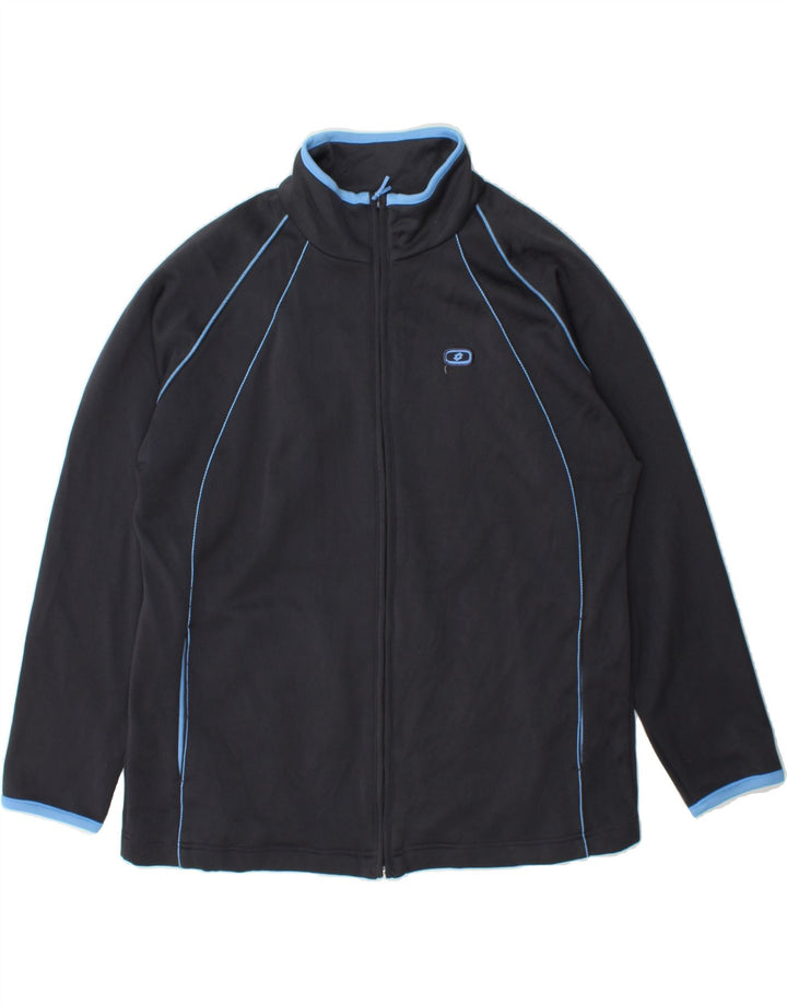 LOTTO Womens Tracksuit Top Jacket UK 16 Large Grey Polyester Vintage Lotto and Second-Hand Lotto from Messina Hembry 