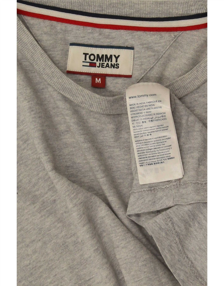 Tricou Tommy Hilfiger pentru bărbați Top din bumbac gri mediu
