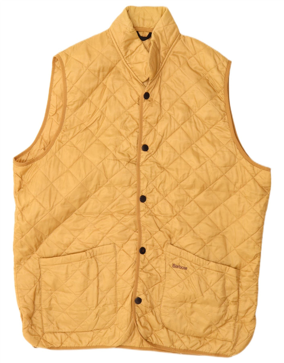 Barbour Gilet matlasat pentru bărbați UK 44 2XL Bej Poliamidă