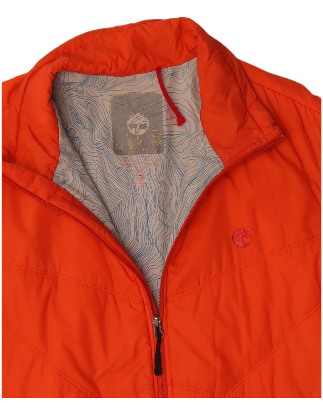 Jachetă căptușită pentru bărbați TIMBERLAND UK 42 XL Orange Nylon