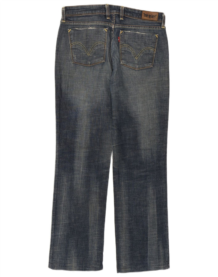 Blugi drepti pentru femei Levi's 627 W30 L27 Albastru