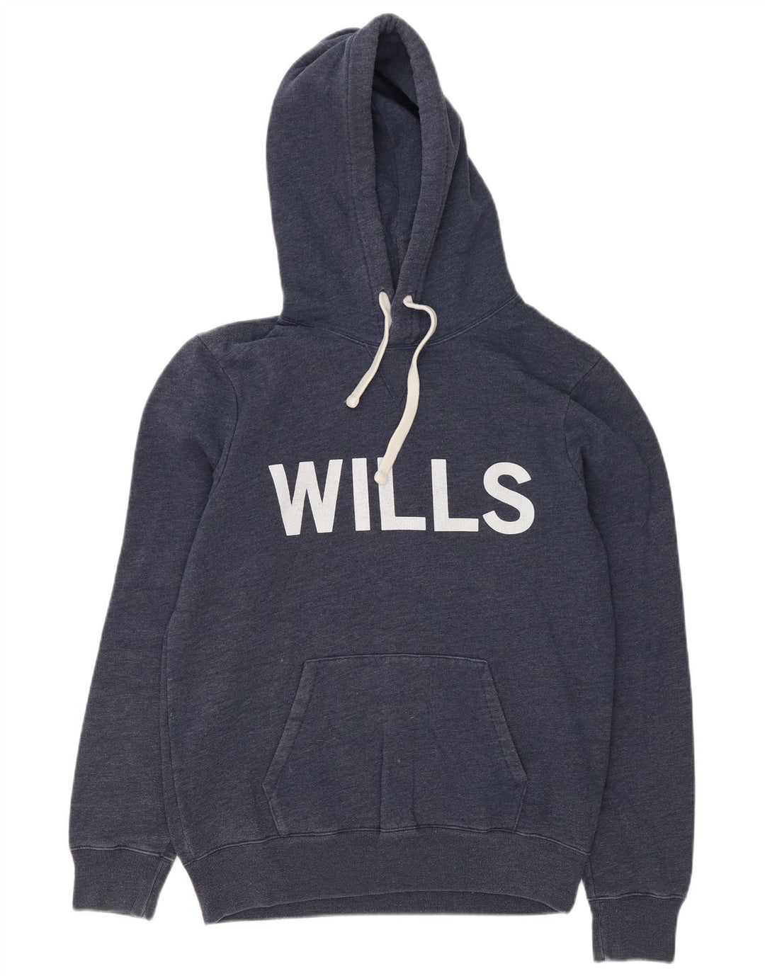 Pulover Jack Wills pentru bărbați cu capota cu grafică, bumbac mediu, albastru bleumarin