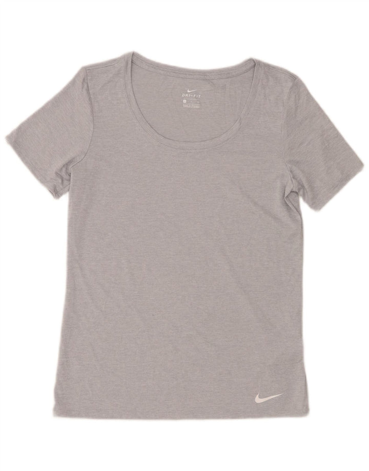 Tricou Nike Dri Fit pentru femei Top UK 10 Small Gri Flecked Poliester