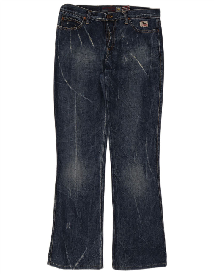 Blugi roy Rogers pentru femei Seven Bell Distressed Bootcut W30 L32 Blue