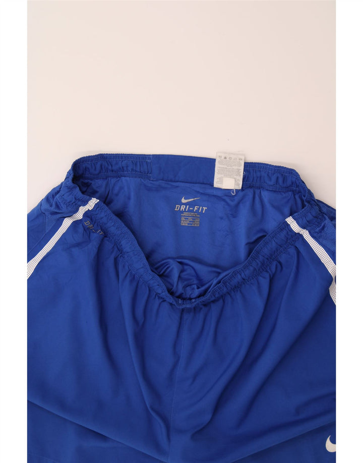 NIKE Mens KNVB Sport Shorts 2XL Blue Polyester Vintage Nike and Second-Hand Nike from Messina Hembry 