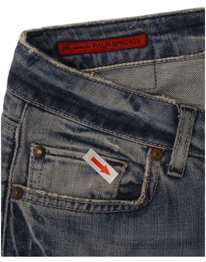 Blugi drepte pentru femei Guess W32 L27 Bumbac albastru