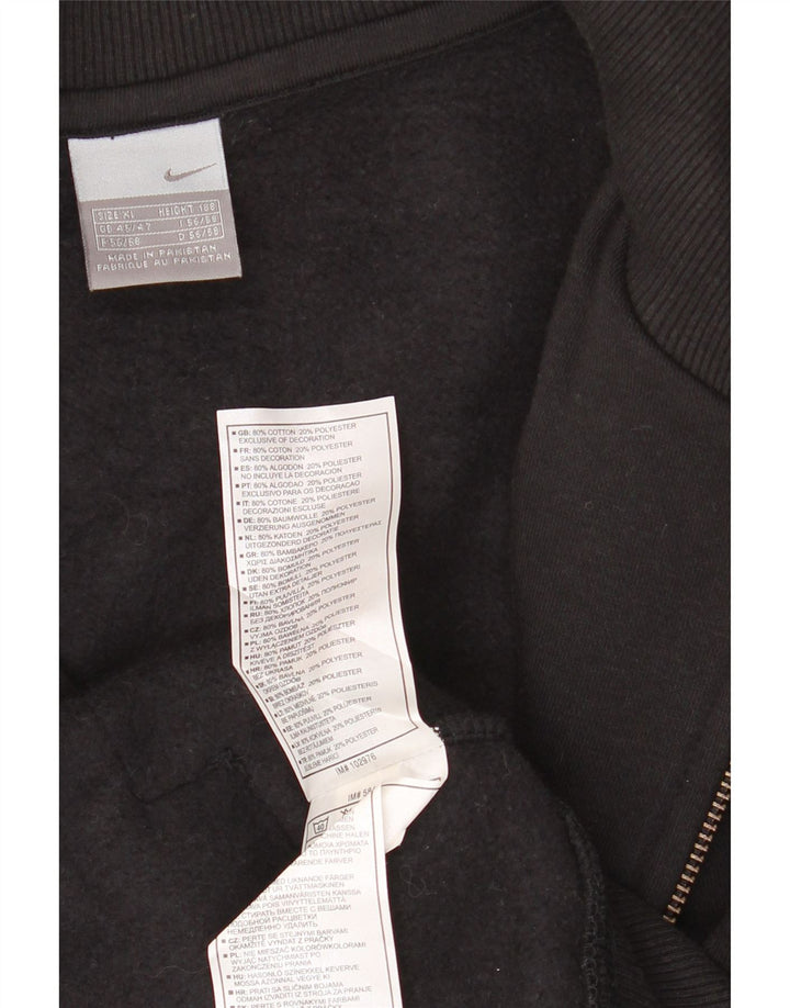 Jachetă de trening pentru bărbați NIKE UK 45/47 XL, bumbac negru