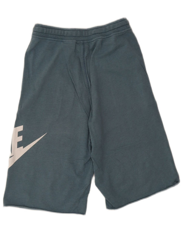 Pantaloni scurți sport grafic Nike pentru băieți 13-14 ani XL bumbac albastru