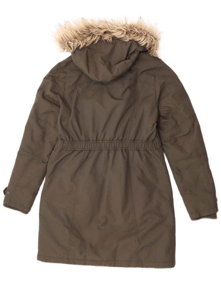 Palton căptușit pentru femei Fat Face UK 12 Medium Khaki Nylon