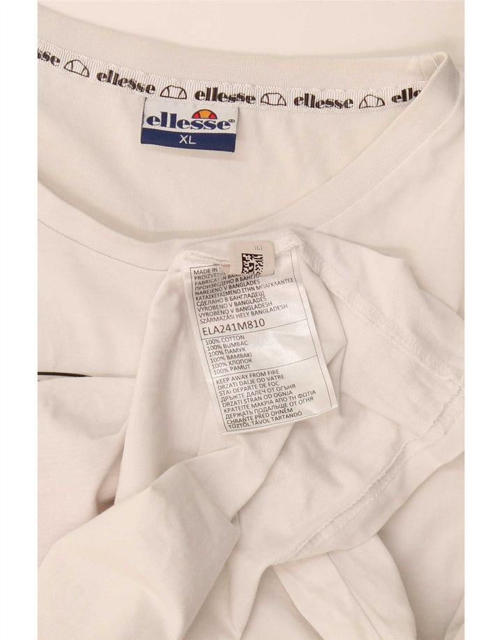 Tricou grafic pentru bărbați Ellesse Top XL alb