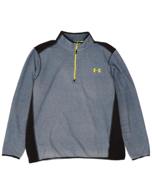 Pulover pentru bărbați Under Armour, cu fermoar, cu gât, XL, poliester color bloc