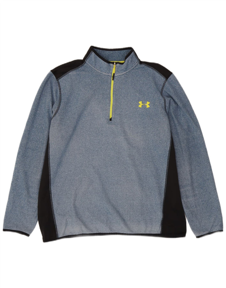 Pulover pentru bărbați Under Armour, cu fermoar, cu gât, XL, poliester color bloc
