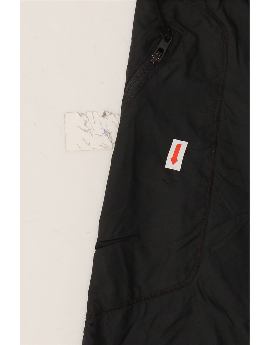 NIKE Mens Graphic Zip Neck Pullover Tracksuit Top Medium Black Colourblock Vintage Nike and Second-Hand Nike from Messina Hembry 