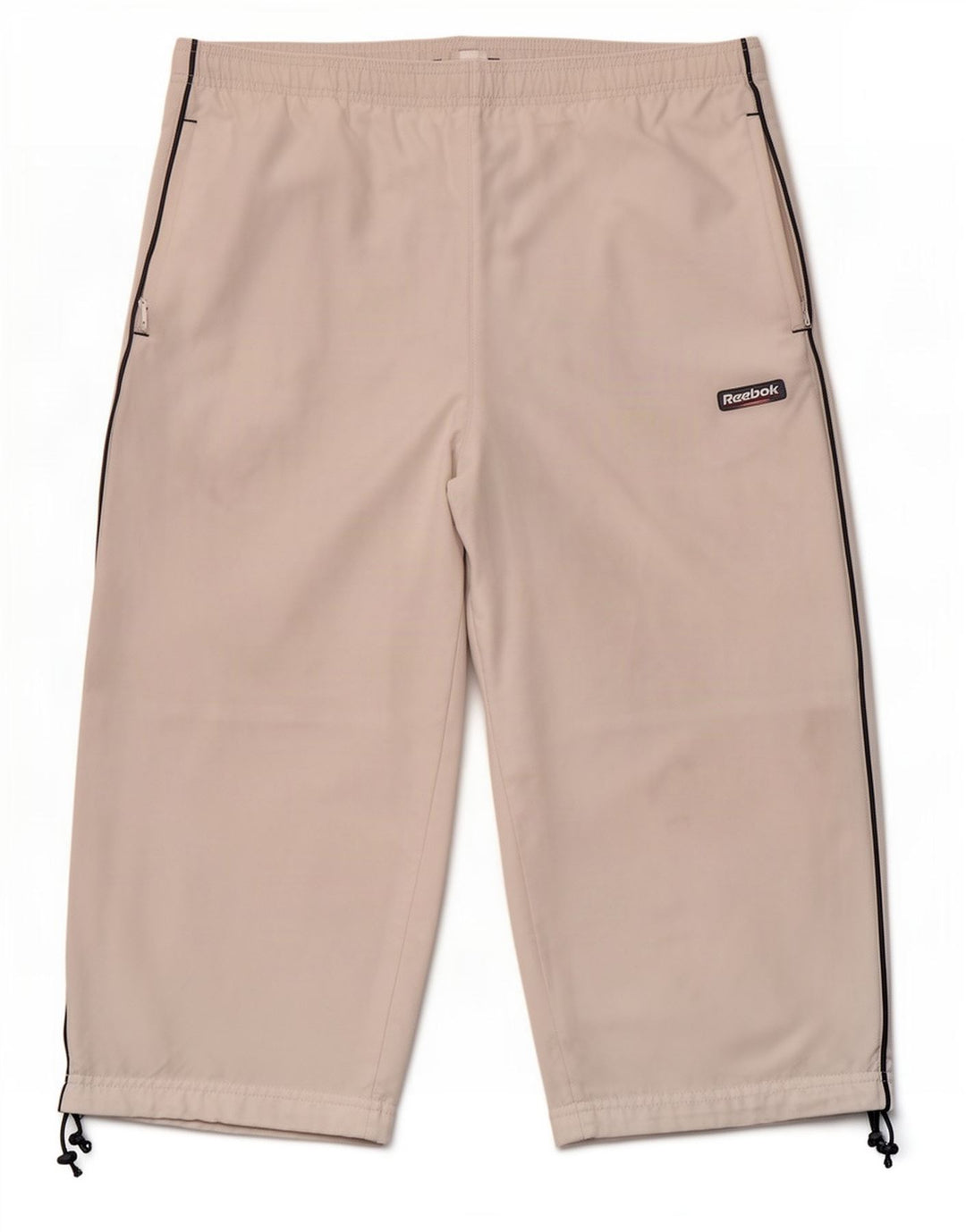 Bermude Sport Reebok pentru bărbați, poliester mic, alb