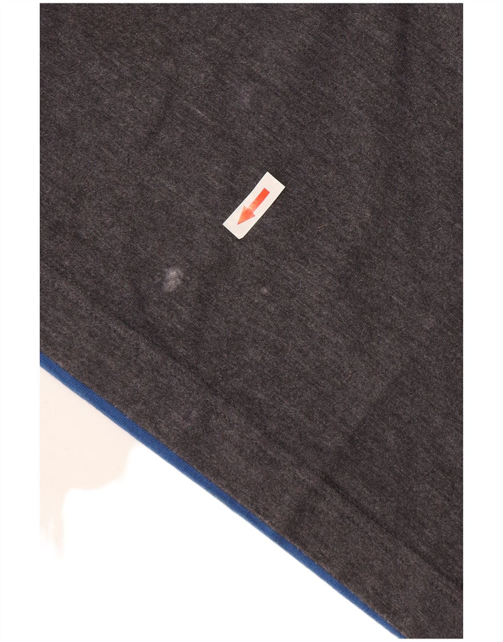 Tricou polo pentru bărbați Diadora, gri mediu, bumbac color bloc