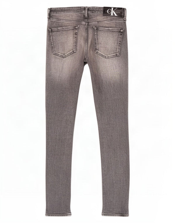 Calvin Klein Womens Distressed Skinny Jeans W28 L30 Grey Cotton