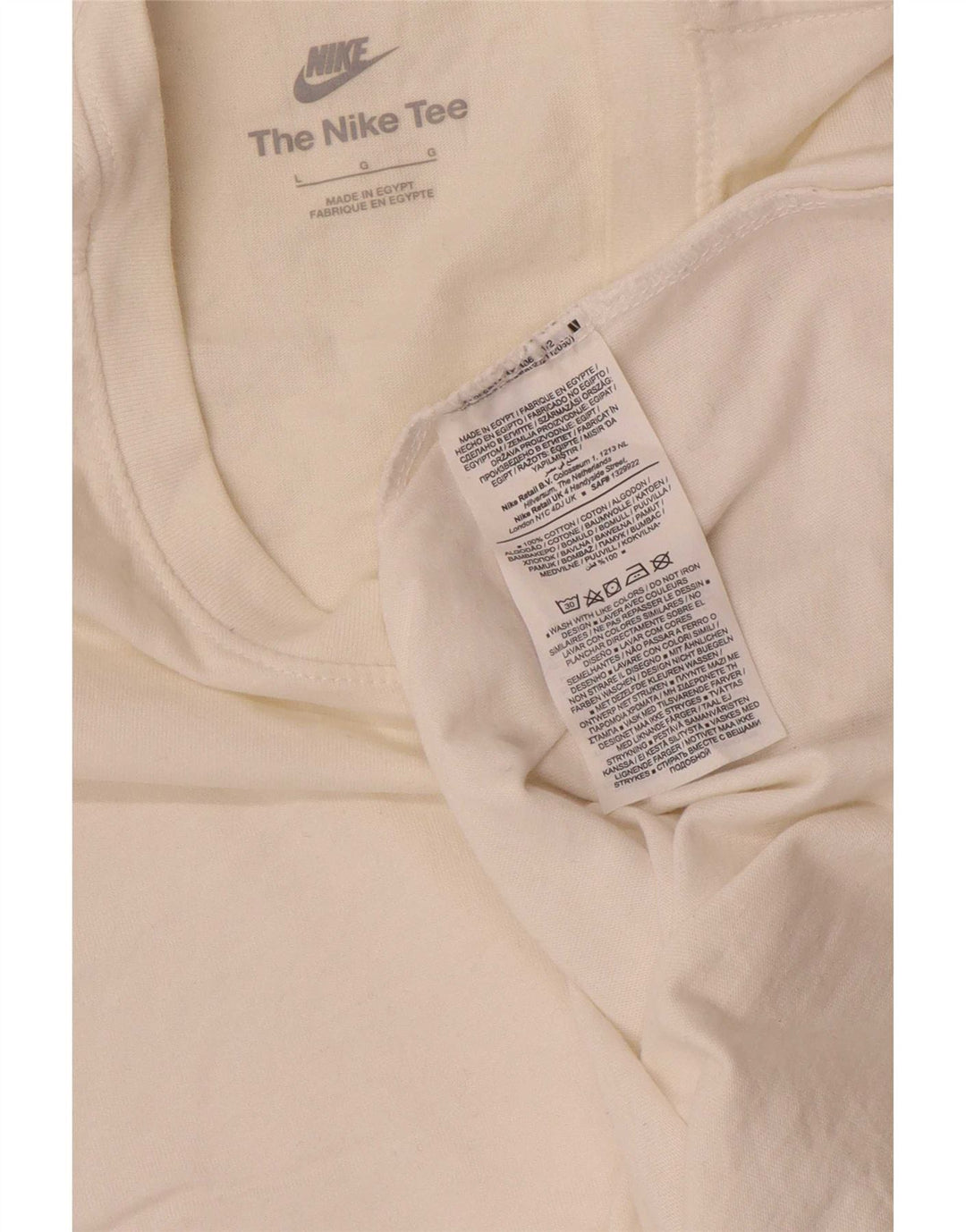 Tricou pentru bărbați Nike Top mare, alb, bumbac