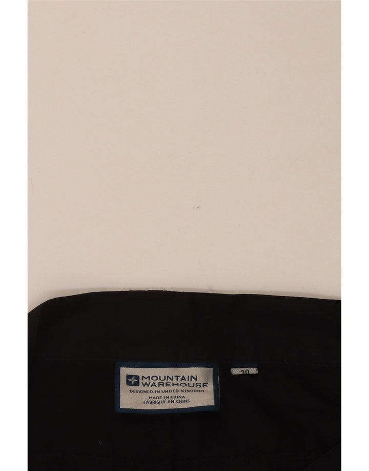 Pantaloni scurți cargo pentru bărbați Mountain Warehouse W30 Poliester mediu negru