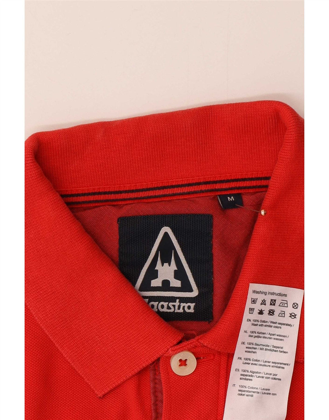 Tricou polo pentru bărbați Gaastra, bumbac roșu mediu