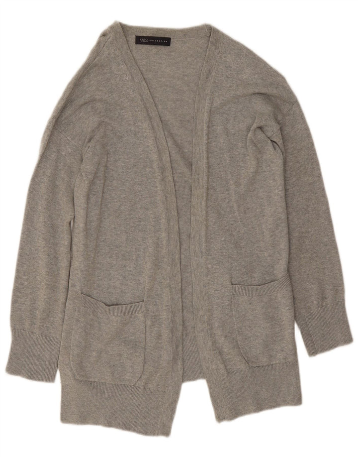 Pulover cardigan deschis pentru femei Marks & Spencer UK 10 mic gri