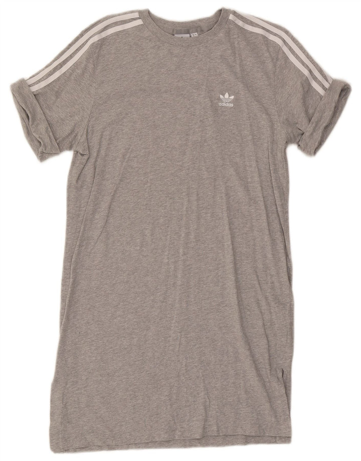 Rochie tricou pentru femei Adidas UK 12 Medium Gri