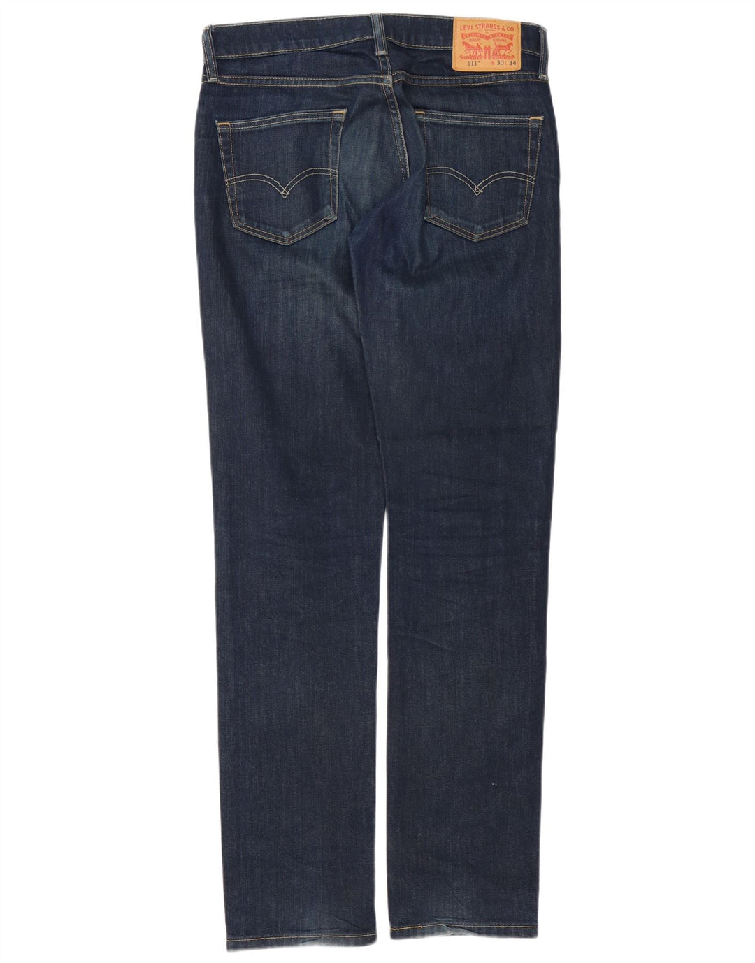 Blugi pentru bărbați 511 Slim LEVI'S L30 L34 Bumbac bleumarin