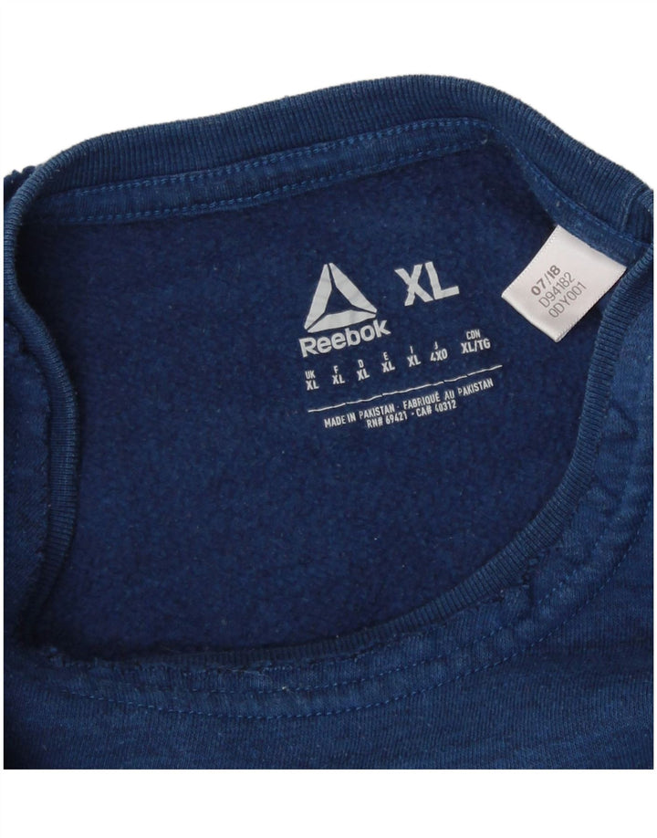 Hanorac pentru bărbați Reebok Jumper XL, bleumarin, bumbac