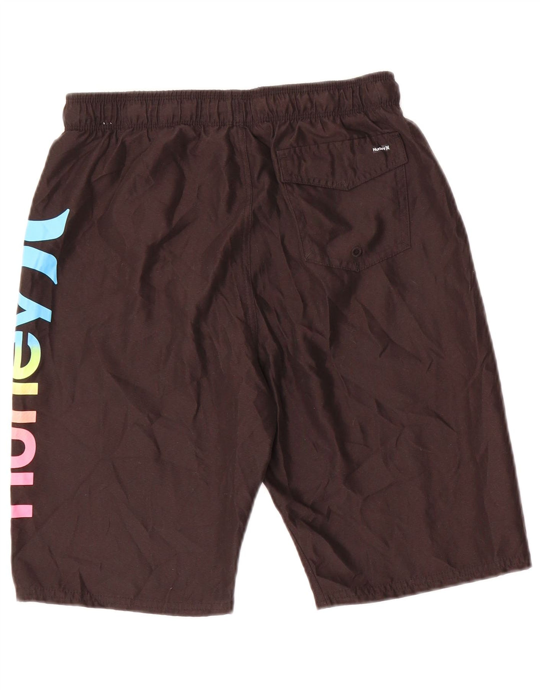 Pantaloni scurți de înot grafic pentru băieți Hurley 13-14 ani XL maro poliester