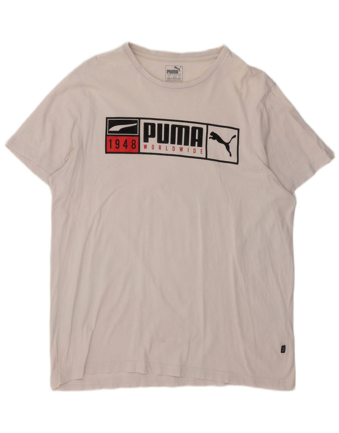 Tricou grafic Puma pentru bărbați Top XL Bumbac alb