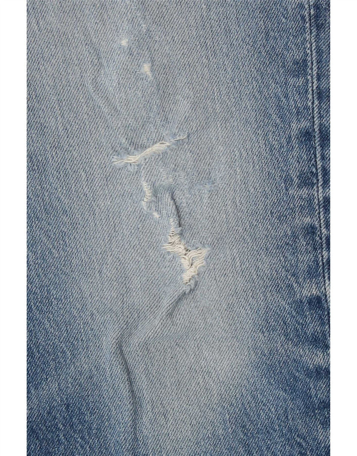 Blugi drepți distressed pentru bărbați Levi's W32 L30 Bumbac albastru