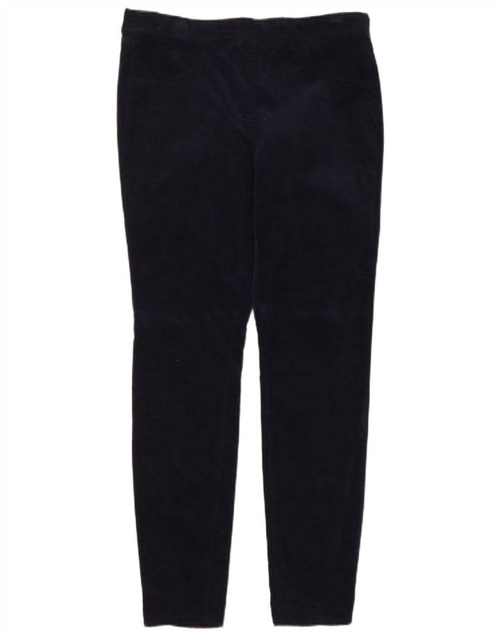 Leggings din velur pentru femei White Stuff UK 14, mari, albastru, bumbac