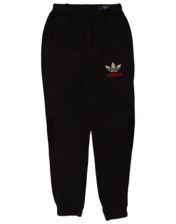 Pantaloni de trening Adidas pentru bărbați Pantaloni de jogging Mici Bumbac Negru