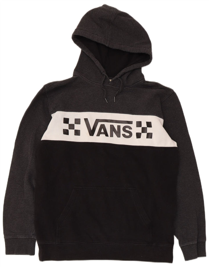 Hanocă grafică Vans pentru bărbați, bumbac color bloc, gri mediu