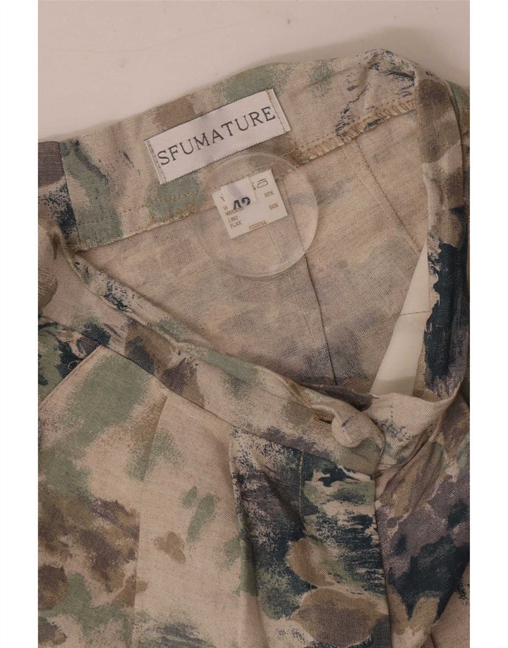 Bermude Vintage pentru Damă cu Talie Înaltă IT 42 Medium W25 Multicolor