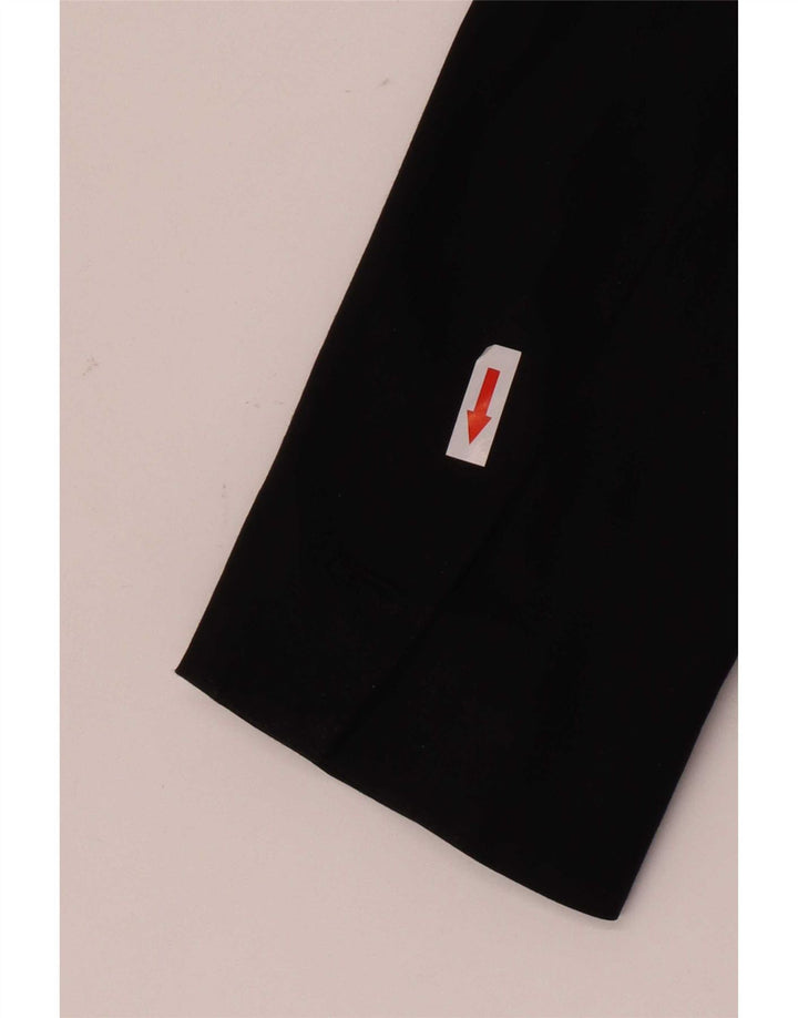 Zara Jachetă pentru femei cu 1 buton EU 38 Poliester negru mic