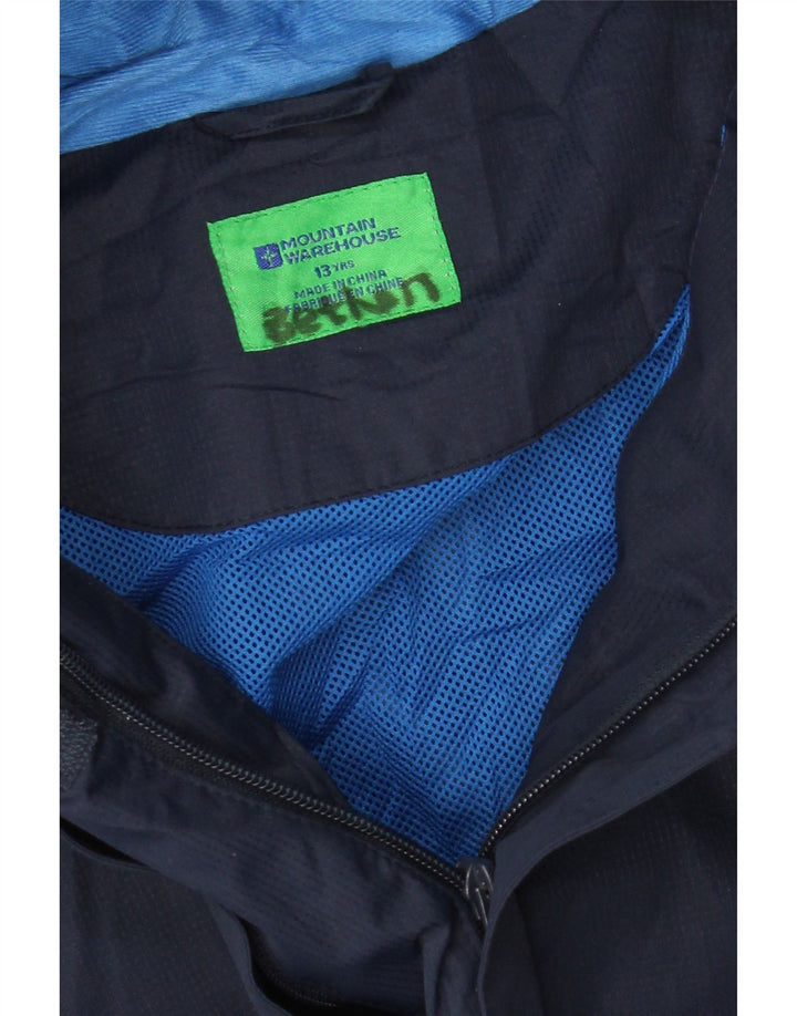 Jachetă de ploaie Action Băieți Mountain Warehouse 12-13 Ani Bleumarin
