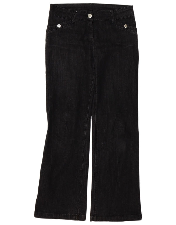 Blugi pentru femei WALLIS Bootcut UK 12 Medium W32 L32 Bumbac negru