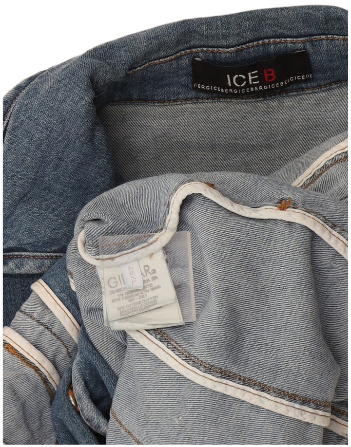Jachetă Iceberg de denim cu mâneci 3/4 pentru femei IT 46, mare, albastru, bumbac