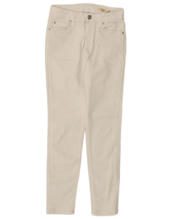 Marks & Spencer blugi skinny pentru femei The Ivy UK 8 mic W26 L26 bumbac alb