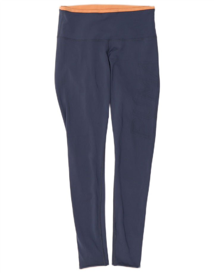 Leggings grafic PUMA pentru femei UK 4 XS bleumarin