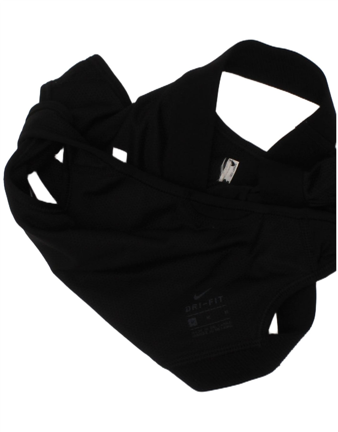 NIKE Womens Dri Fit Sport Bra Graphic Vest Top Medium Black