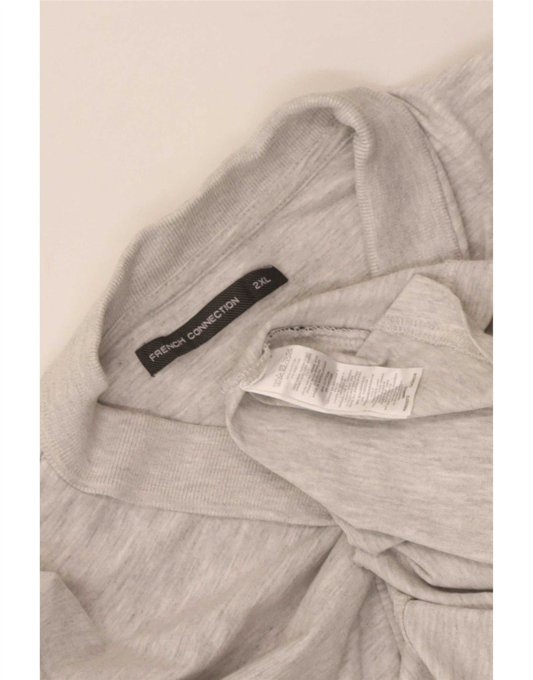 Tricou polo pentru bărbați French Connection 2XL bumbac gri