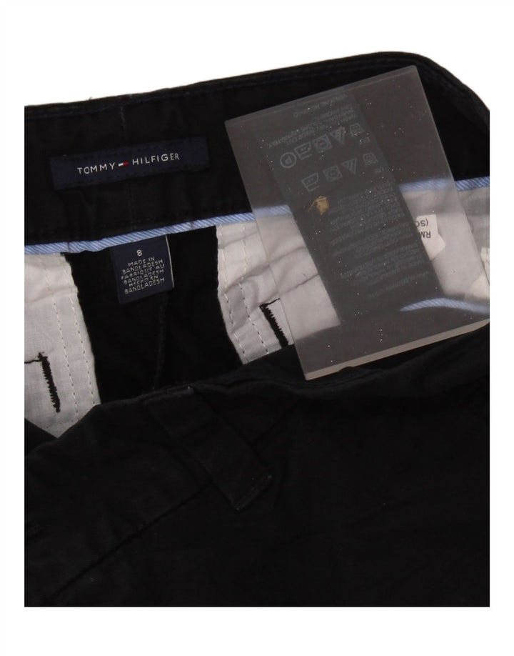 TOMMY HILFIGER Pantaloni scurti chino pentru femei US 8 Medium W32 Bumbac negru