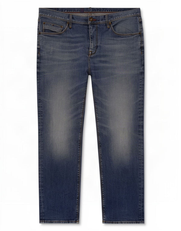 Tommy Hilfiger Mens Denton Straight Jeans W38 L30 Blue Cotton