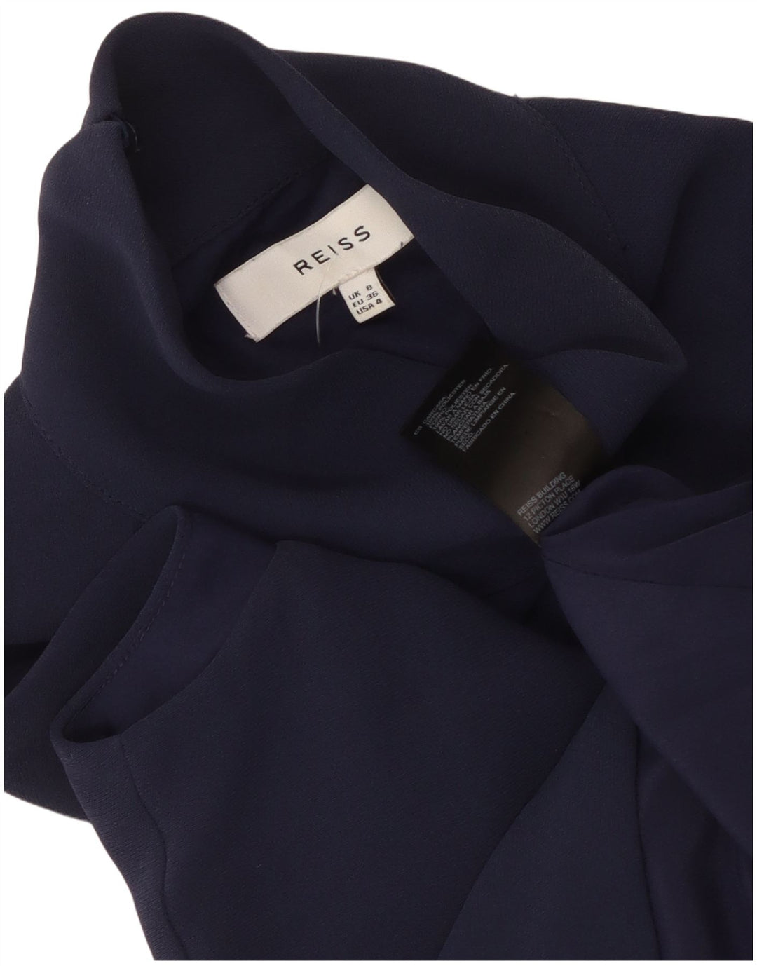 Combi fără mâneci pentru femei Reiss UK 8 Poliester bleumarin mic